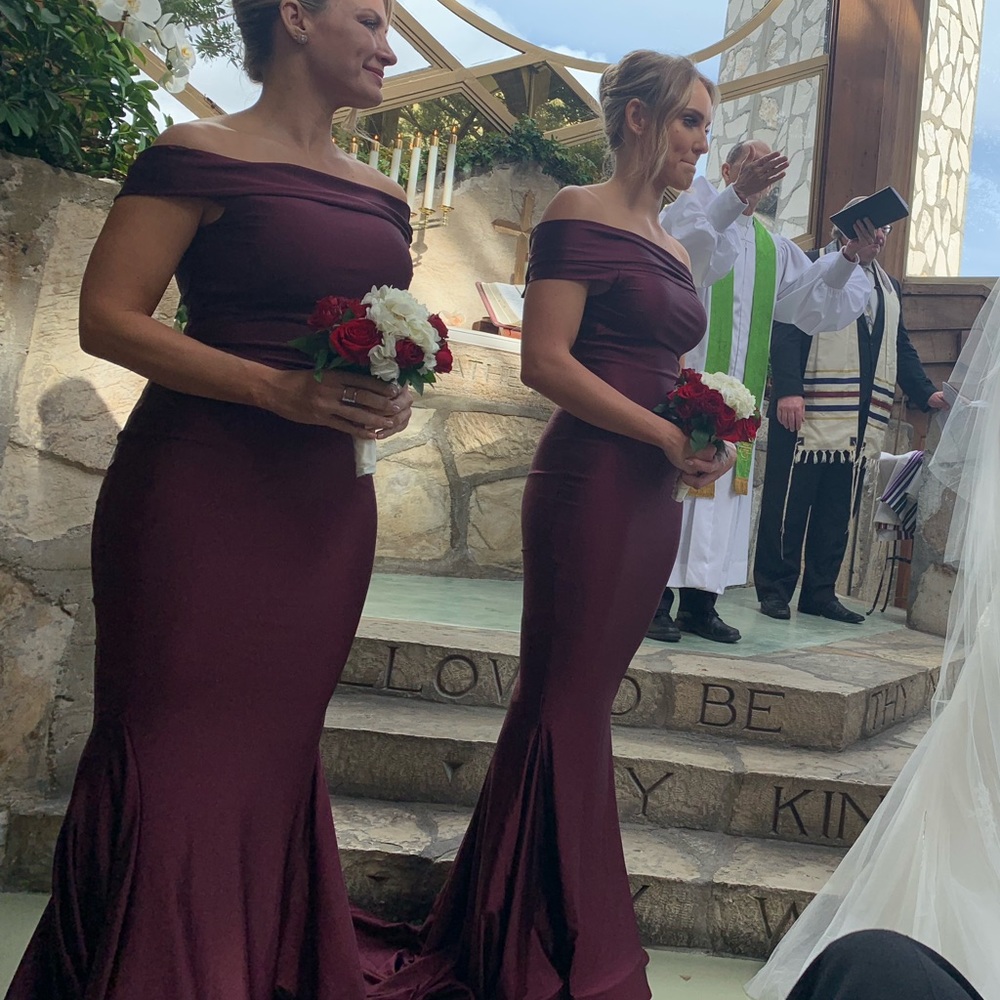 BRIDESMAID/pageant/birthday gown with train - Picture 5 of 7